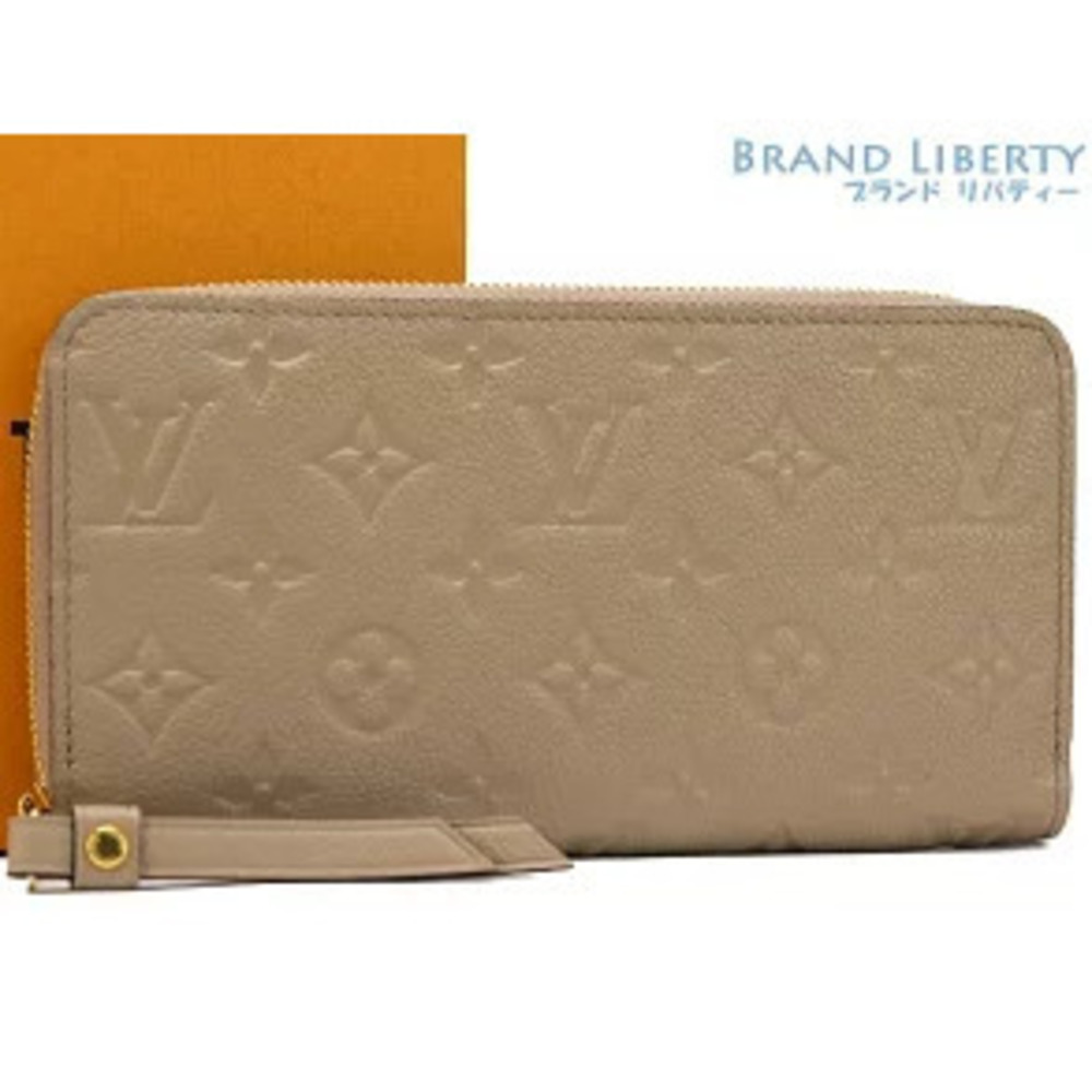 Louis Vuitton Monogram Empreinte Zippy Wallet Round Zipper Long Tourtrell